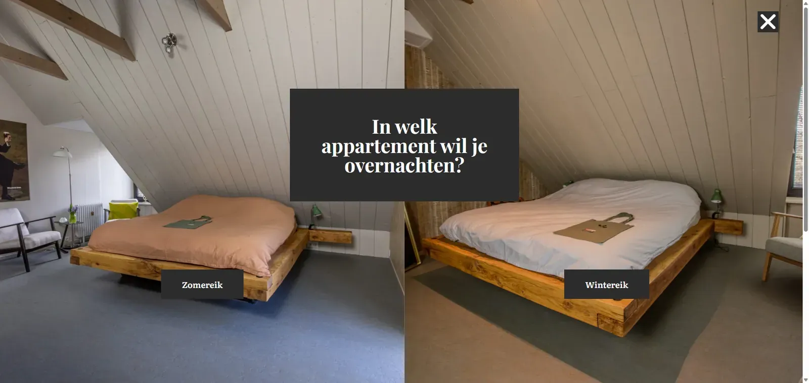 Kies je appartement